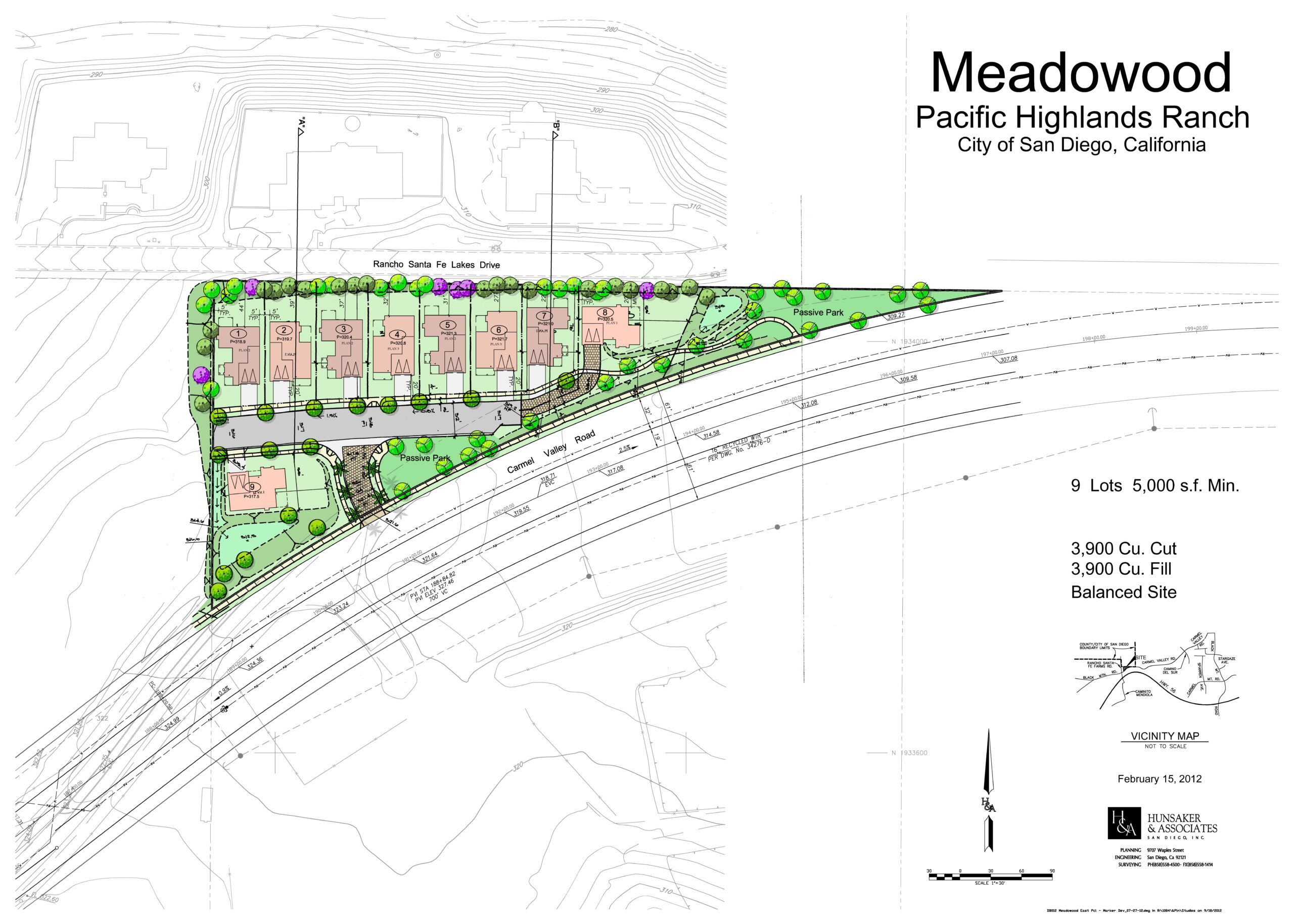 A map of a mixed-use development.